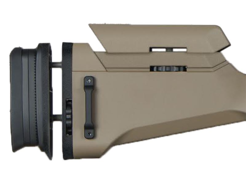 Ares Amoeba Striker Sniper Rifle Tac. Adv. Butt Pad plus Cheek Pad (Tan - AS-PAD001-DE)