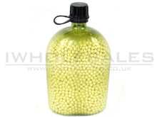 Big Foot Diamond Precision 0.23G White BB Pellets (5000 Rounds - Water/BB Canteen Bottle - Tan/Yellow)