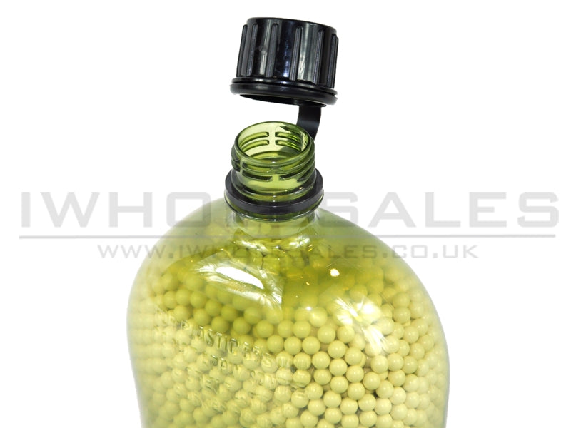 Big Foot Diamond Precision 0.23G White BB Pellets (5000 Rounds - Water/BB Canteen Bottle - Tan/Yellow)