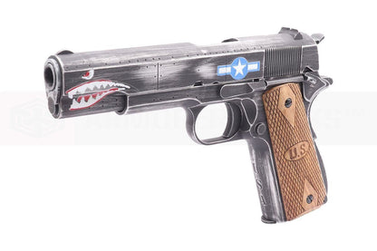 [Air Gun] Auto Ordnance Cybergun Custom 1911 Squadron Co2 Blowback Pistol (CG-AU0100-AG - 4.5mm/.177)