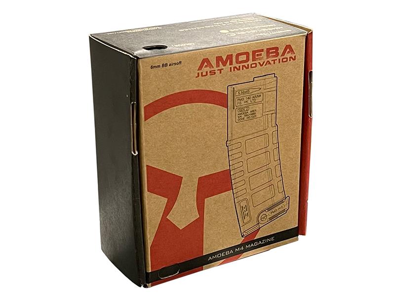 Amoeba by Ares M4 PMAG Mid-Magazine (140 Rounds - Pack of 5 - Black - AM4S-M-140-5-BK)
