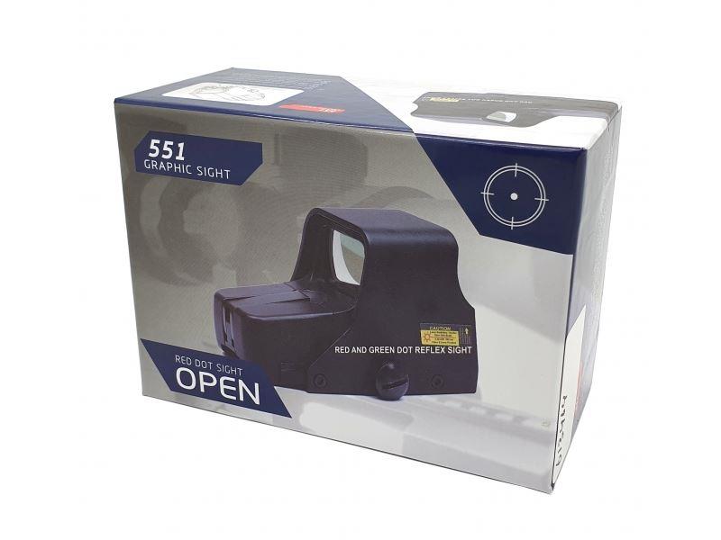 ACM 551 Scope with Red and Green Holographic Sight (Color Box - Black)