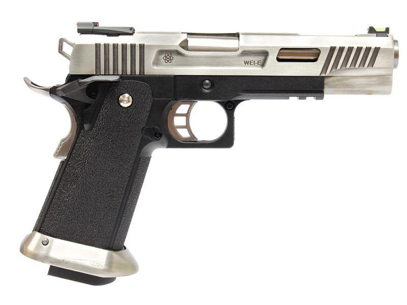 WE Custom Hi-Capa 5.1 Force GBBP (Silver)