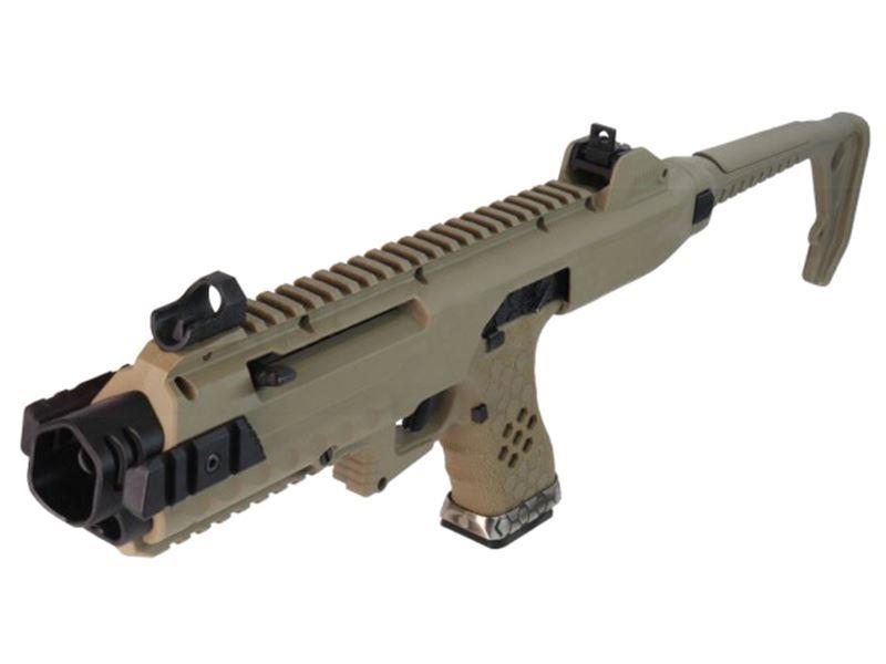 Armorer Works Gas Blowback VX Pistol with Tactical Carbine Conversion Kit (Tan - AW-VX03002)