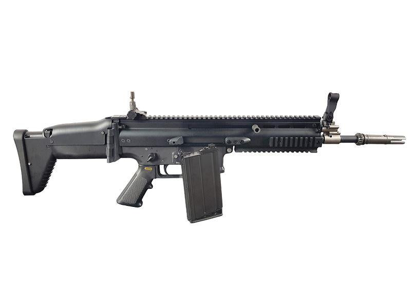 FN Herstal Scar-H Gas Blowback Rifle (200512 - Licensed by Cybergun - Made by WE - Black)