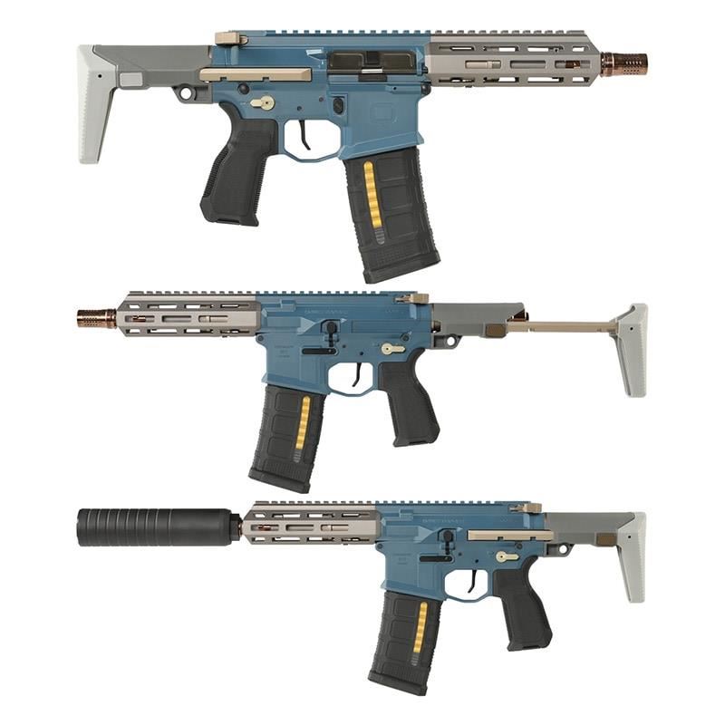 [Pre-Order] Salvo Precision 7.0 Honey Badger SBR w/ PDW Stock - Gas Blowback Rifle (MWS System / Steel Bolt - S004A-02 BT)