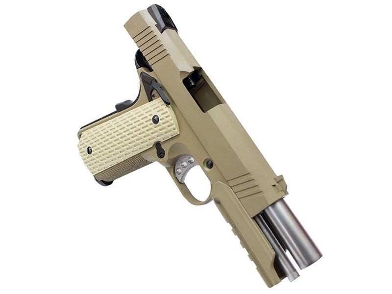 WE Desert Warrior 4.3 GBB Pistol (Tan)