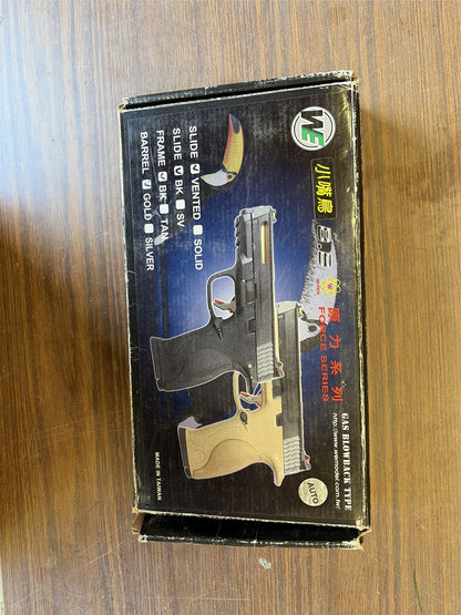 [Boneyard] WE Custom Big Bird Black (Black/Gold Cut Slide, Compact) - Needs New Nozzle/BB Unit