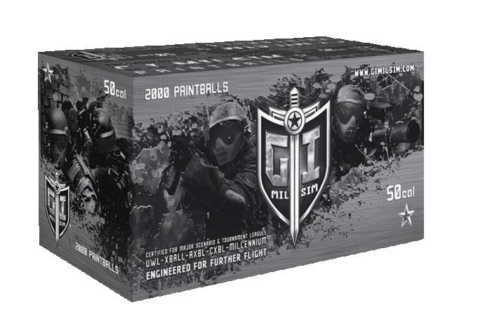 GI Sportz Paintballs (Box of 4000 - 0.50 Cal)