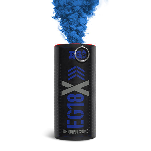 Enola Gaye EG18X Wire Pull Smoke Grenade (EG18XB - Blue) - 45s