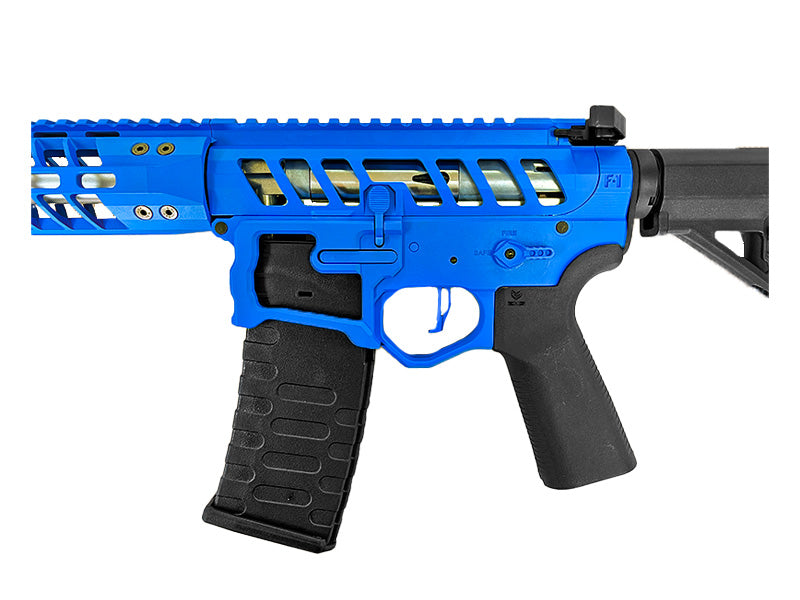 F1 Firearms x EMG Arms  12.75inch C7M M-LOK (With SDU2.0 Gearbox - Programmable MOSFET - Blue)
