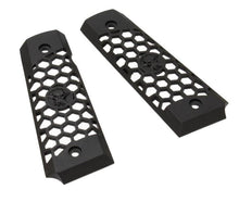 WE 1911 Hex Cut Grip Set (Full Metal - Black)