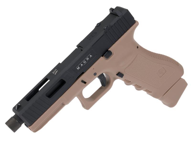 Secutor - Gladius Magna VI - 17 Series Co2 Blowback Pistol (Tan/Black - Dual Tone)