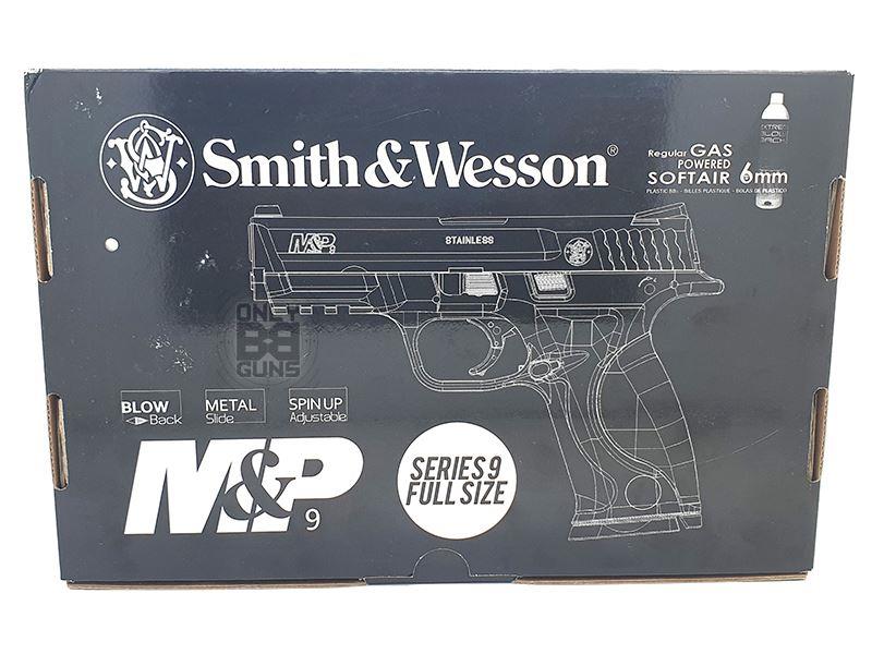 EMG Smith & Wesson M&P9 Gas Blowback Pistol (Licensed - SAI - Black with Competition Gold Trigger)