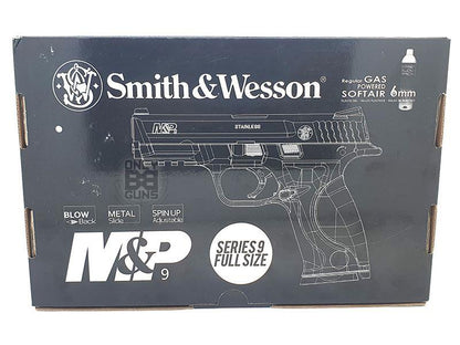 EMG Smith & Wesson M&P9 Gas Blowback Pistol (Licensed - SAI - Black with Competition Gold Trigger)