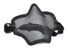 ACM V1 Strike Steel Half Face Mask (One Belt Version - Black)