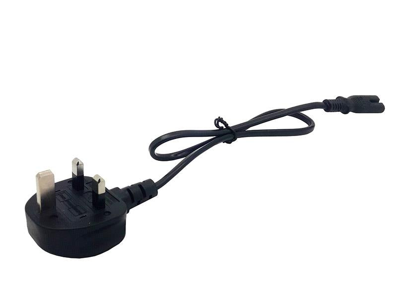 ACM Lipo Charger Power Lead (UK - 0.5m - Black)