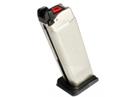 Armorer Works Custom Hex-Cut Gas Magazine (AW-VXMG02 - 25 Rounds -Silver)