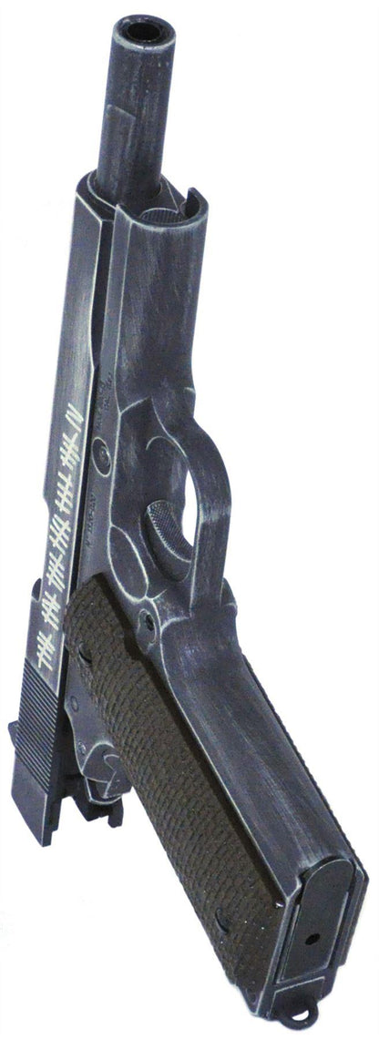 Armorer Works Custom "Molon Labe" 1911 Gas Blowback Pistol (Full Metal -Brown Grips - AW-NE2002)