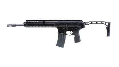 [Pre-Order] Double Eagle 13.7 DWS LUPUS w/ Folding Stock - Gas Blowback Rifle (MWS System / Steel Bolt - G108C-02 BK)