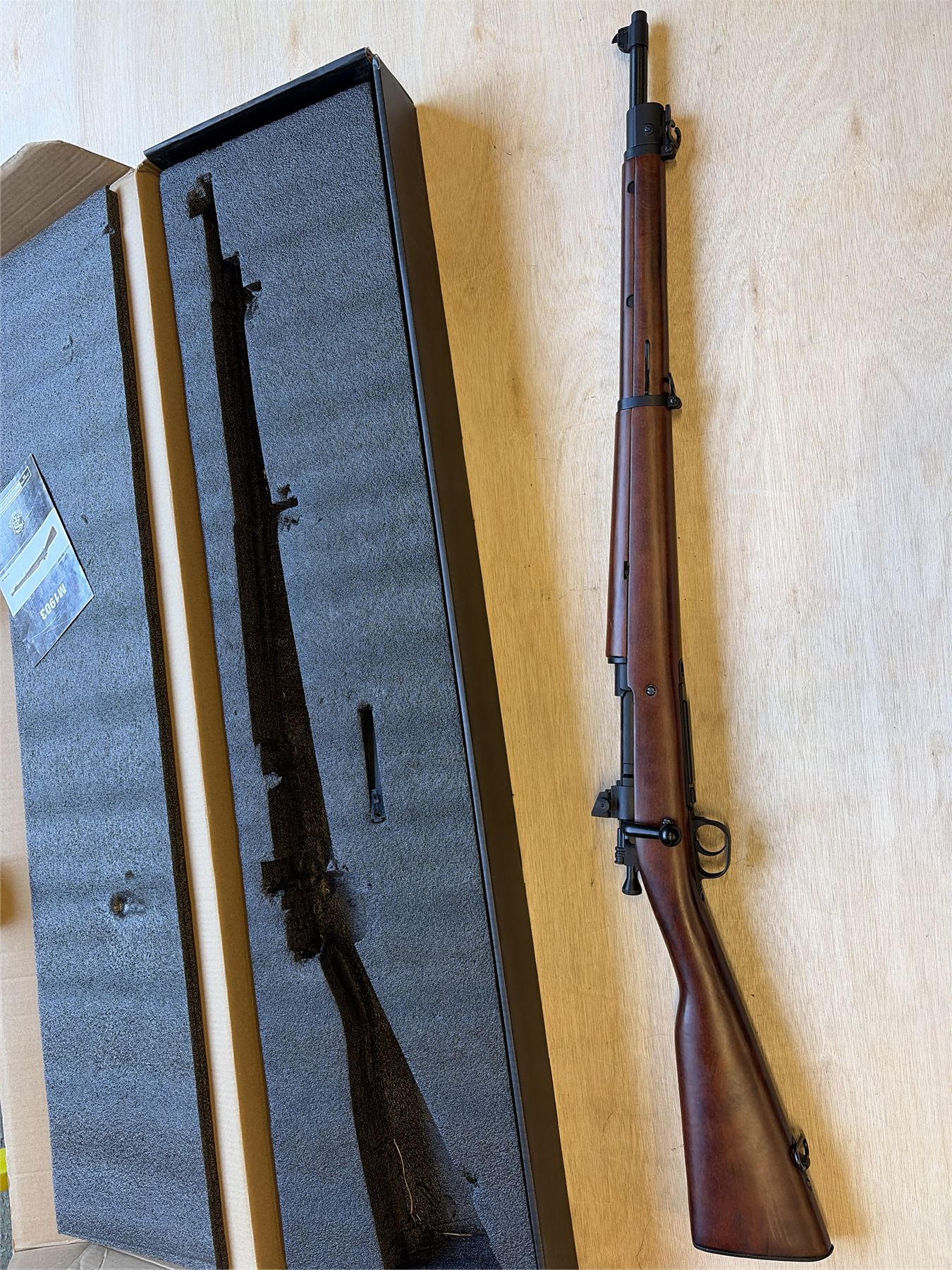 [Boneyard] S&T M1903A3 Spring Rifle (ST-SPG-09) - Intermittent slam fire - worn sear - 380 FPS (0.2g)