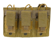Big Foot Magazine Pouch (Open Top - Triple - Tan)