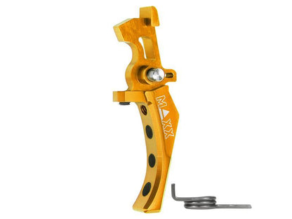 Maxx Model CNC Aluminum Advanced Speed Trigger (Style D) (Dark Earth)