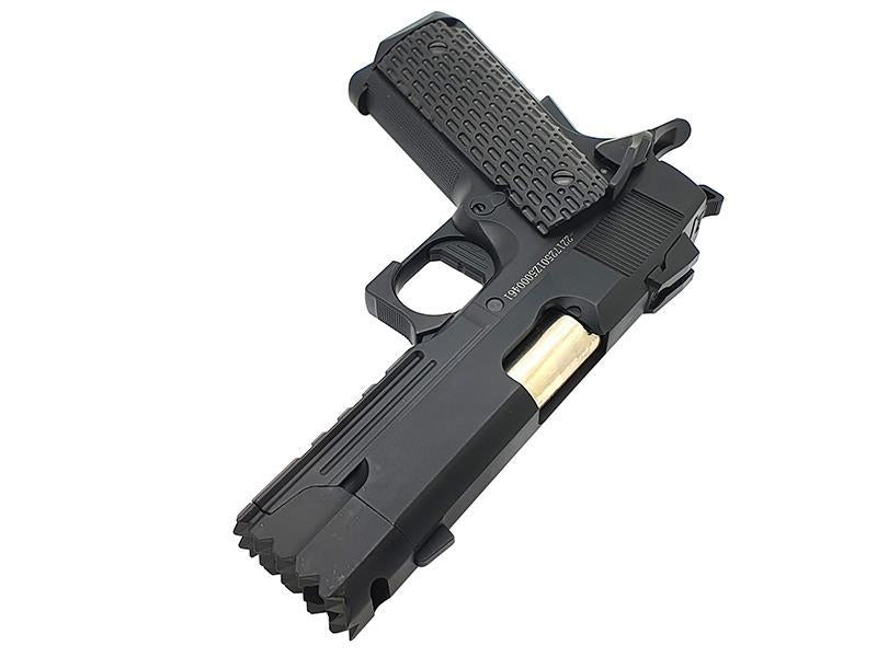 Golden Eagle Strike Warrior 1911 Gas Blowback Pistol (Metal - Black - 3305)