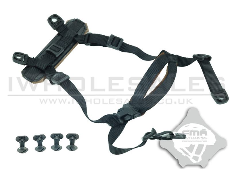 FMA FMAH Helmet Retention System H-Nape (Black) (TB268)