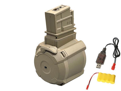 Battleaxe G39 Electric Drum Magazine (Electric Winding - Tan - Includes Battery and Charger)