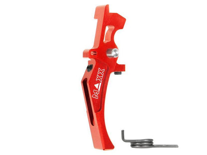 Maxx Model CNC Aluminum Advanced Speed Trigger (Style D) (Red)