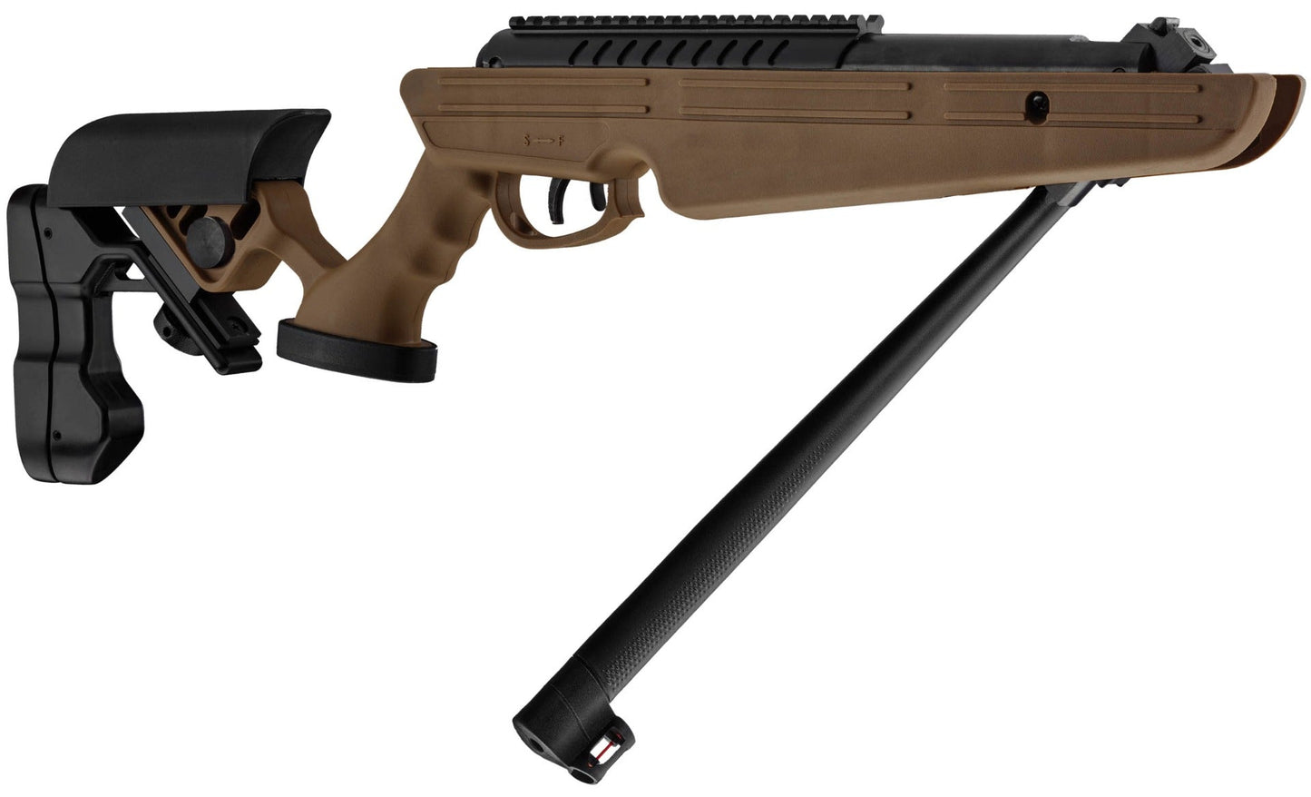 Bo Manufacture 4.5mm/.177 Quantico V2 Break Barrel Air Rifle (with 4x32 Scope - 16j - Brown)