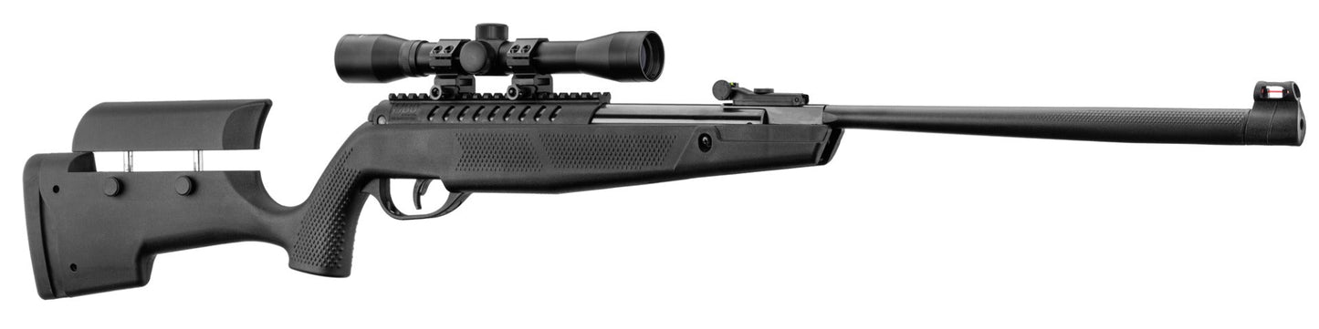 Bo Manufacture 4.5mm/.177 Benning Break Barrel Air Rifle with 4x32 Hunter Scope (16j - Black)