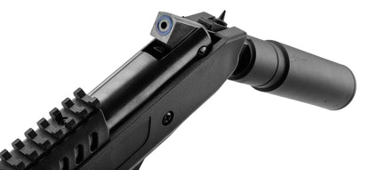 Bo Manufacture 5.5mm/.22 Langley Break Barrel Air Pistol with Silencer (7.5j - Black)