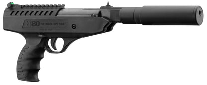 Bo Manufacture 5.5mm/.22 Langley Break Barrel Air Pistol with Silencer (7.5j - Black)