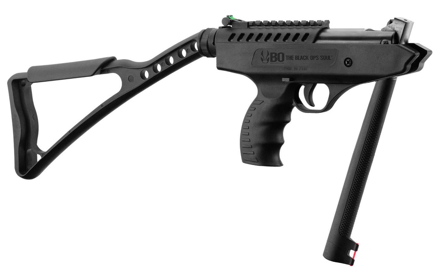 Bo Manufacture 5.5mm/.22 Langley Pro. Break Barrel Air Pistol with Stock (7.5j - Black)