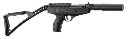 Bo Manufacture 5.5mm/.22 Langley Hitman Break Barrel Air Pistol with Silencer (7.5j - Black)