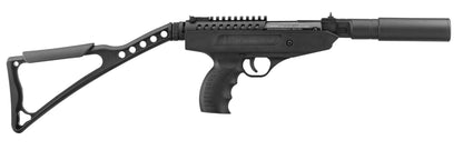 Bo Manufacture 5.5mm/.22 Langley Hitman Break Barrel Air Pistol with Silencer (7.5j - Black)