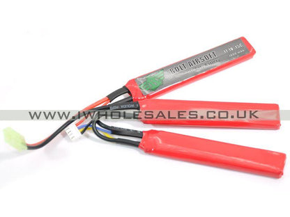 Bolt Lipo 11.1v 1000mAh 3-Cell Battery