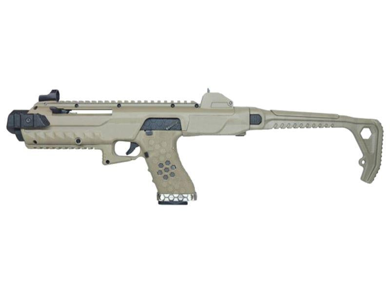 Armorer Works Gas Blowback VX Pistol with Tactical Carbine Conversion Kit (Tan - AW-VX03002)