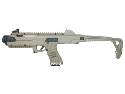 Armorer Works Gas Blowback VX Pistol with Tactical Carbine Conversion Kit (Tan - AW-VX03002)