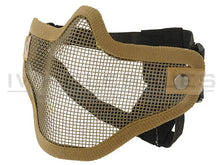 ACM V1 Strike Steel Half Face Mask (Two Belt Version - Tan)