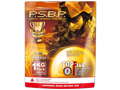 G&G Competition Grade 0.25g BB's (4000 - 1 Kilo) (G-07-97)