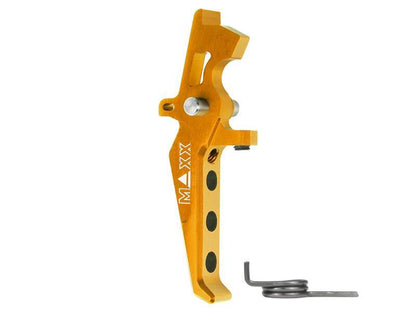 Maxx Model CNC Aluminum Advanced Speed Trigger (Style E) (Dark Earth)