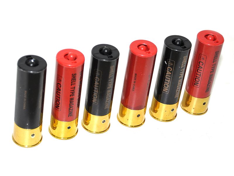 Double Eagle Universal Pack of 6 Shotgun Shells (Marui/Fabarm/Secutor/Franchi/Cym/A&K etc)