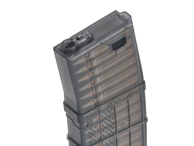 Lancer L5AWM 190-Round Mid-Cap AEG Magazine (Black - CYMA/EMG)