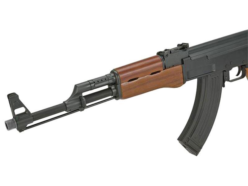 Cyma AK47-S AEG Rifle with Folding Stock (Real Wood - CM042S - Semi Only)