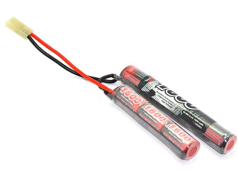 8.4V 1600mAh 2/3A NiMH Mini Cranestock (3 + 4) (Mini-Tamiya) Battery