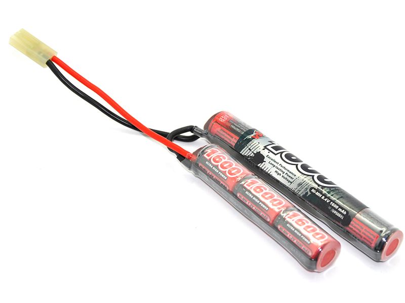 8.4V 1600mAh 2/3A NiMH Mini Cranestock (3 + 4) (Mini-Tamiya) Battery