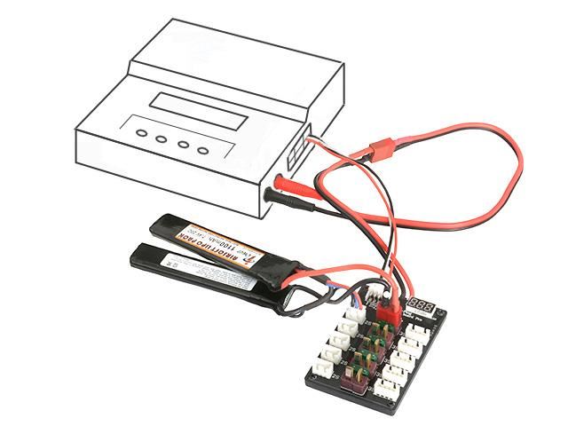 ACM 5-Port Parallel Battery Charging Board - 7.4V / 11.1V (LiPo / Li-ion / LiFe)